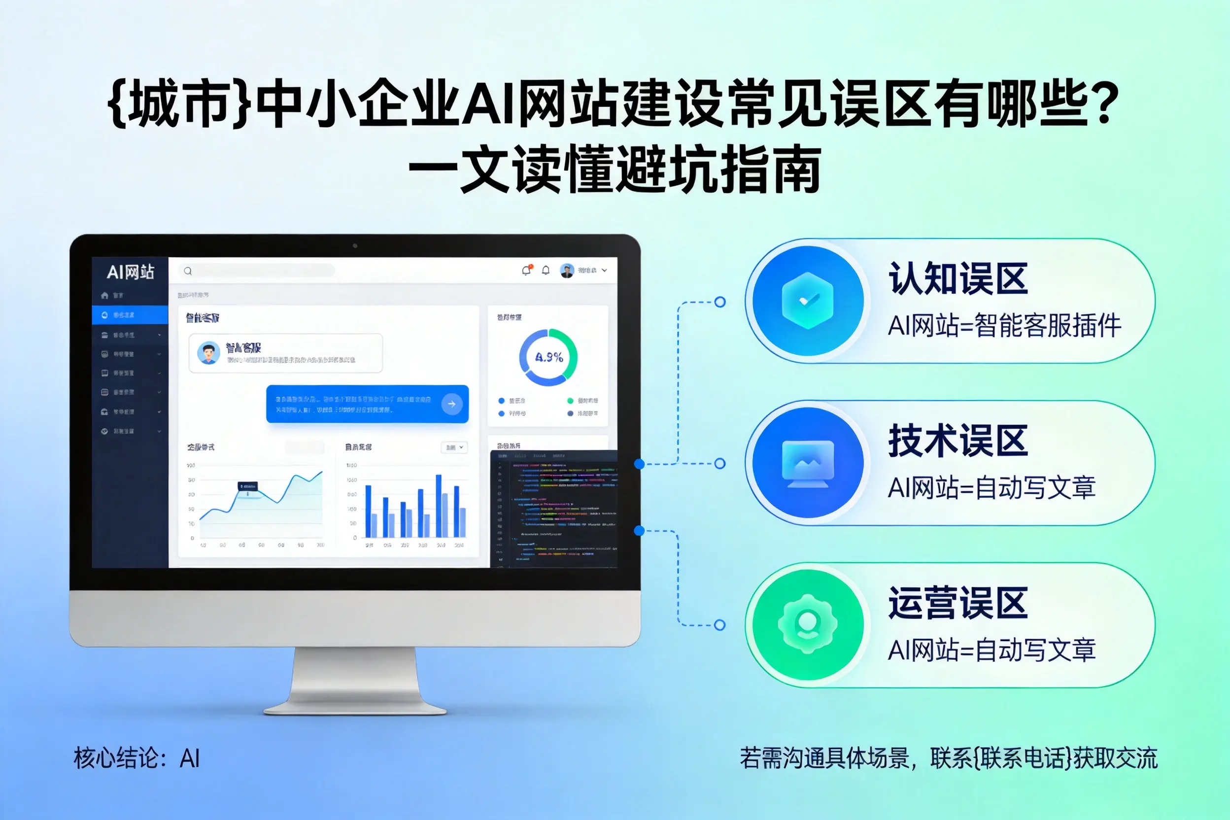 济南中小企业AI网站建设常见误区有哪些？一文读懂避坑指南